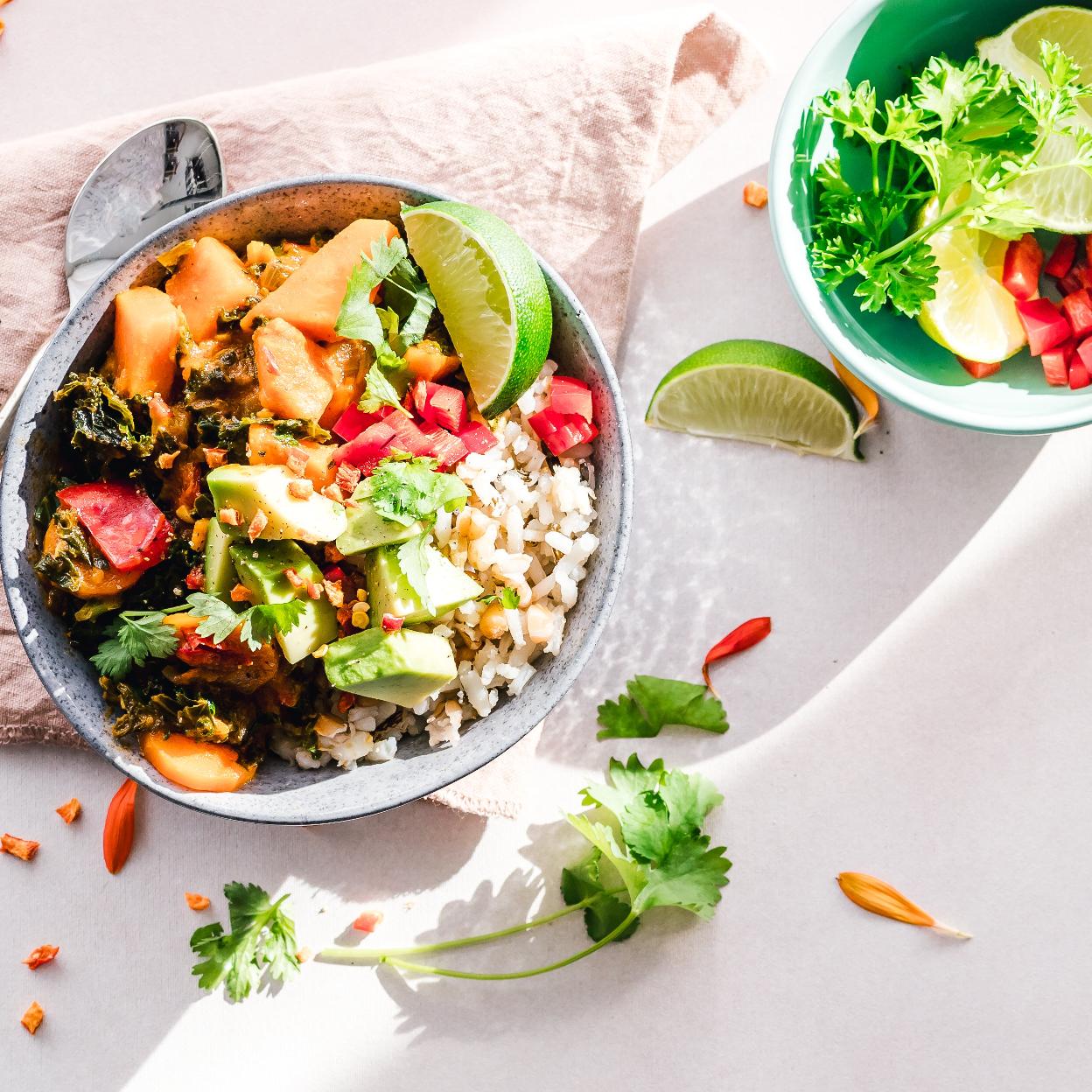 Comida sin procesar. 