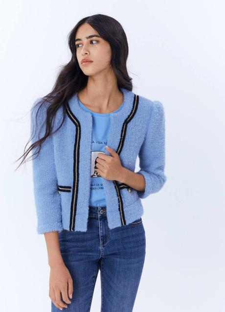 Imagen - Chaqueta de punto con ribetes