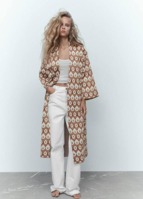 Imagen - Abrigo ligero en tejido jacquard