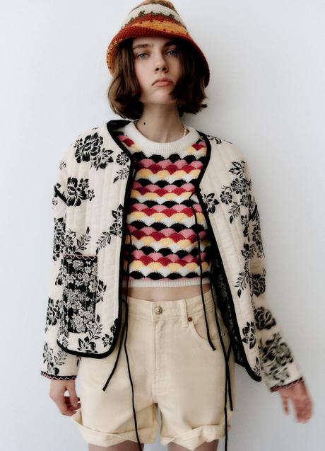 Imagen - Chaqueta acolchada en floral print