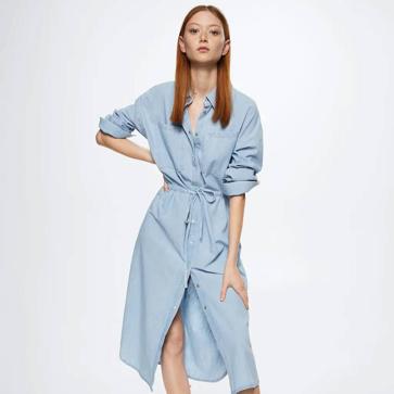 Imagen secundaria 1 - Adelántate a las tendencias con un vestido vaquero