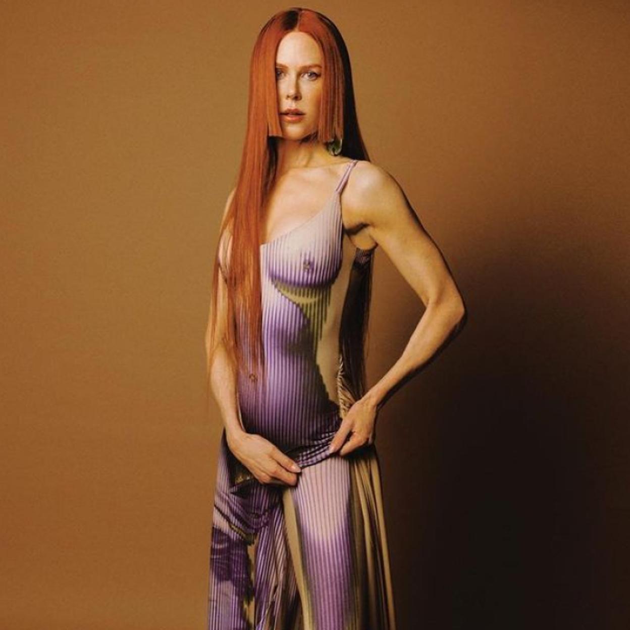 Nicole Kidman en una de sus fotografías para Perfect Magazine. 