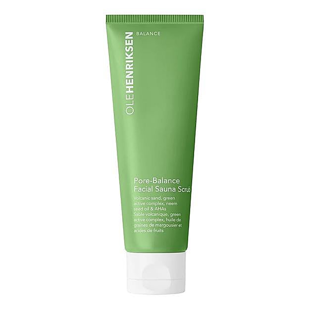 Pore-Balance Facial Sauna Scrub de Olehenriksen.