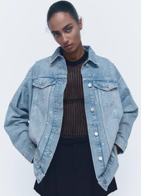 Imagen - Chaqueta denim con joyas