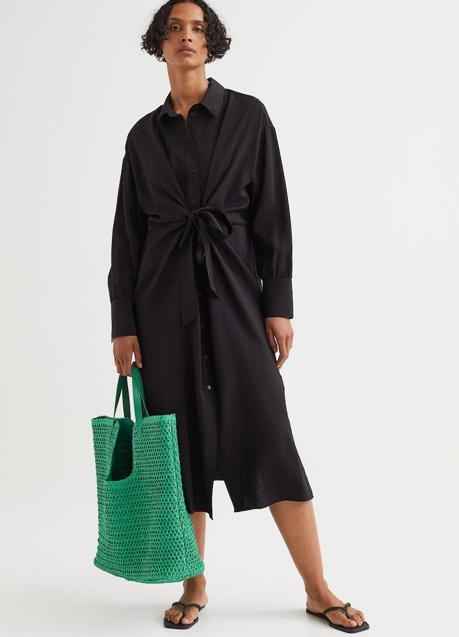 Imagen - Vestido camisero con detalle de nudo de H&M