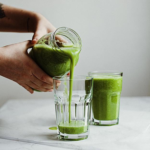 Batido verde. 
