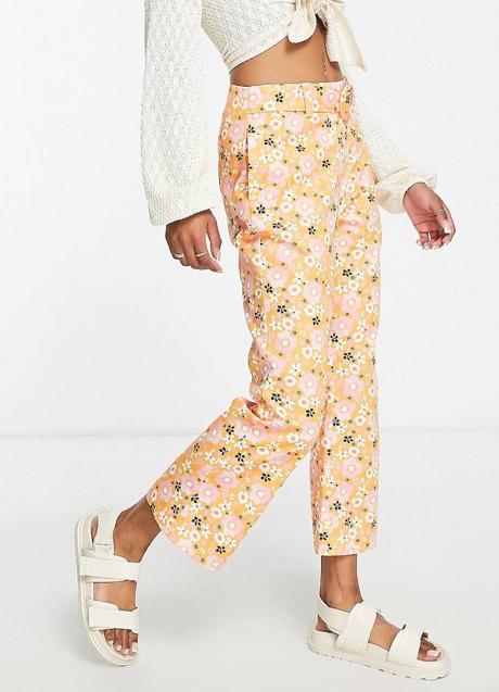 Imagen - Pantalones con cinturón a juego floral print