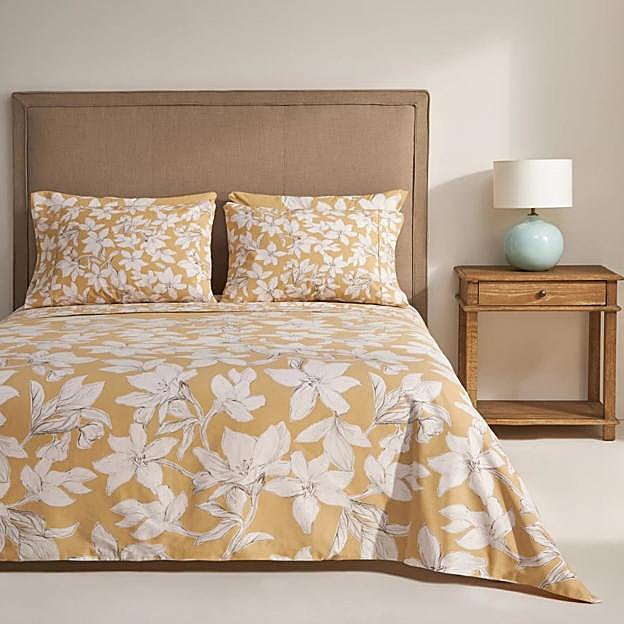 El color mostaza está de moda este otoño, también para las sábanas.