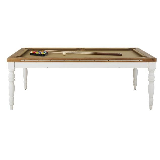 Mesa de comedor y billar Provence de Maisons du Monde (1.999 €).