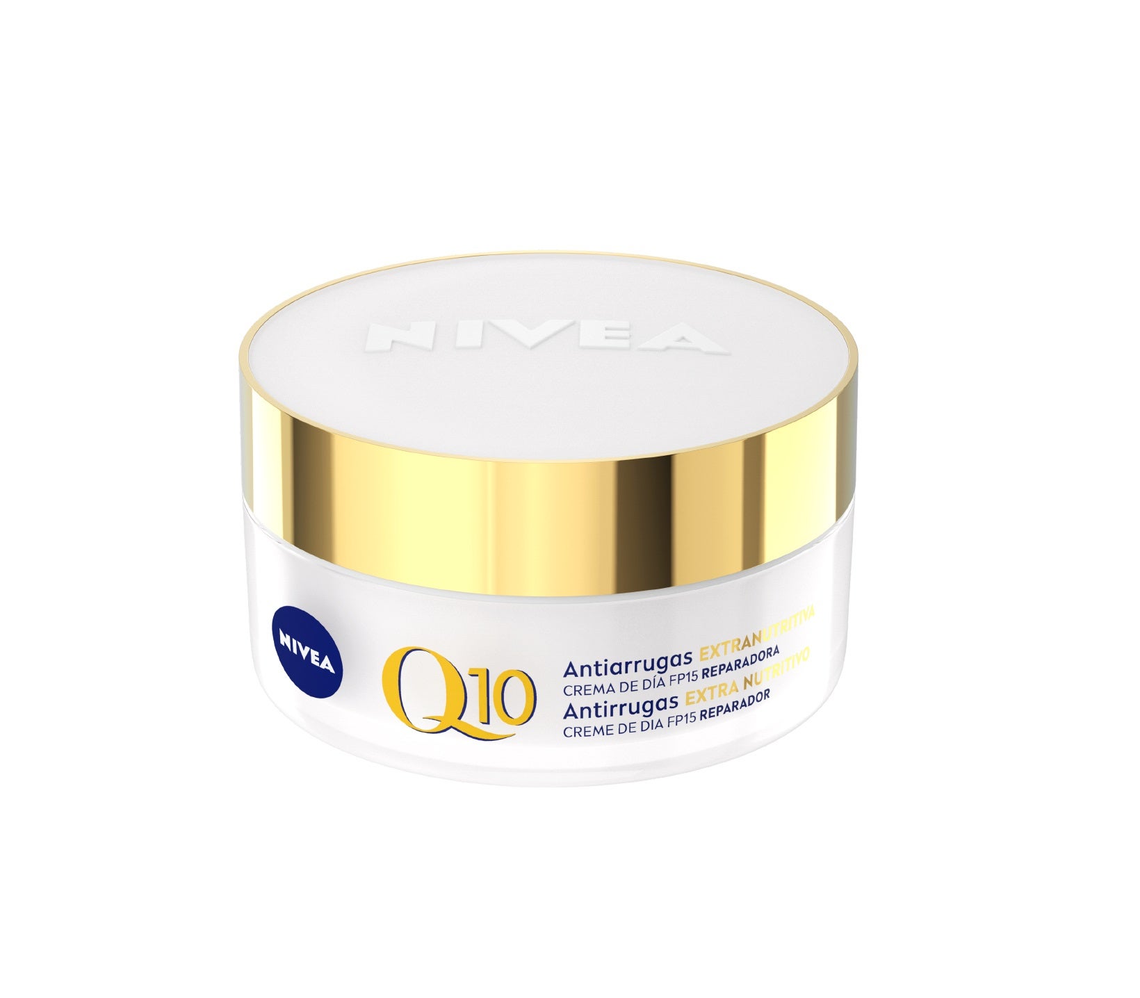 NIVEA Q10 Antiarrugas Crema de Día Extra-Nutritiva está especialmente desarrollada para las necesidades de la piel seca o muy seca. Su fórmula con Coenzima Q10 100% idéntica a la de la piel actúa como protección antioxidante y proveedor de energía.