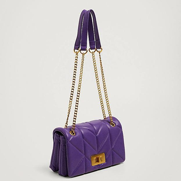 Bolso acolchado con doble asa de Parfois