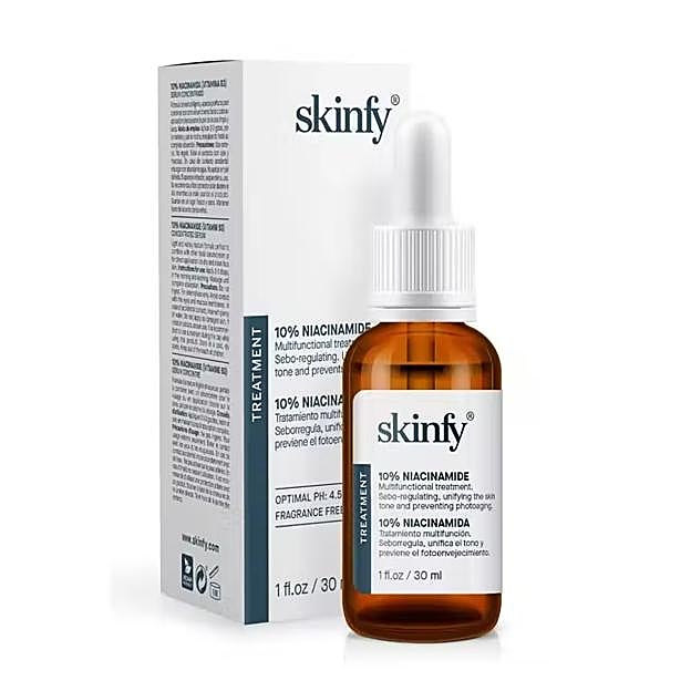 Sérum B3 Niacinamida Multifuncional Treatment de Skinfy.