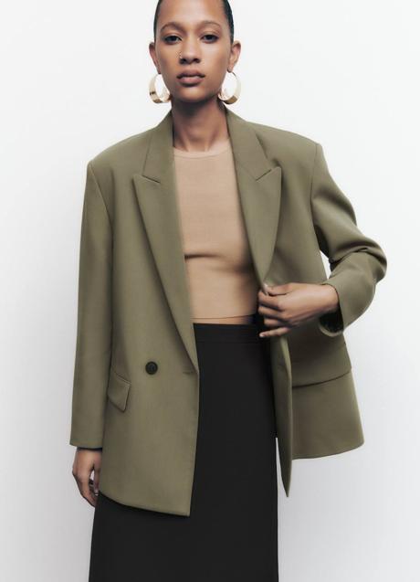 Imagen - Blazer oversize khaki