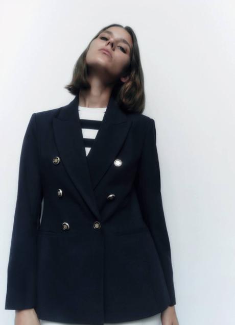 Imagen - Blazer cruzada azul