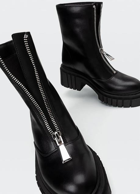 Imagen - Botines chunky con cremallera central