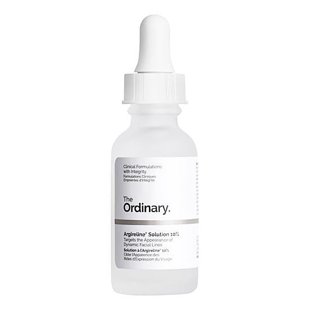 Solución con un 10 % de Argireline de The Ordinary.