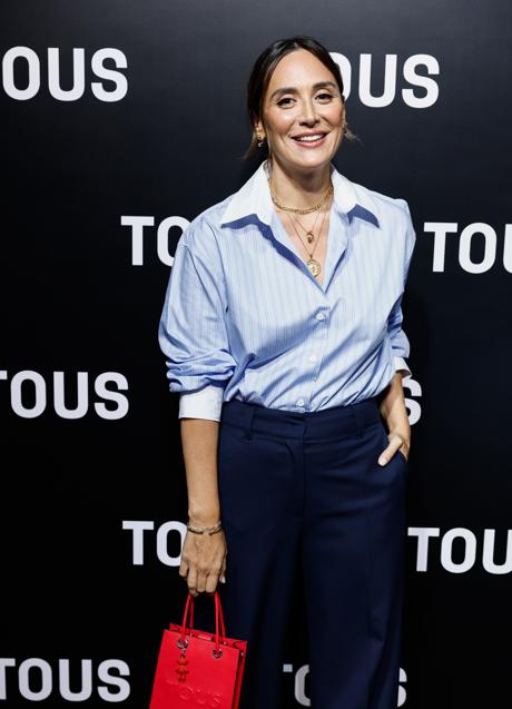 Imagen - Tamara Falcó con camisa de rayas de Sandro. Foto: Gtres.