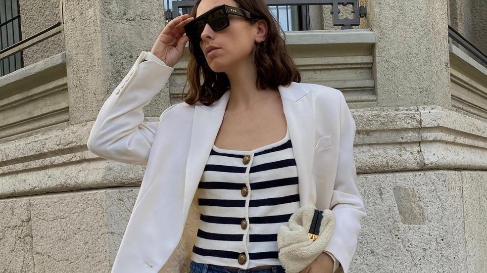 La chaqueta de rayas será la prenda que llevarás sin parar todo el otoño 