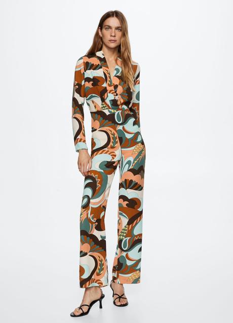 Imagen - Mono largo estampado de Mango. Foto: Mango.