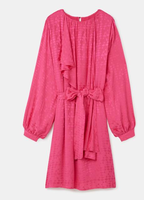 Imagen - Vestido fucsia con volantes de El Corte Inglés. Foto: El Corte Inglés.