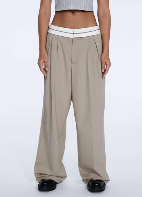 Imagen - Pantalón masculino con cintura vuelta de Stradivarius