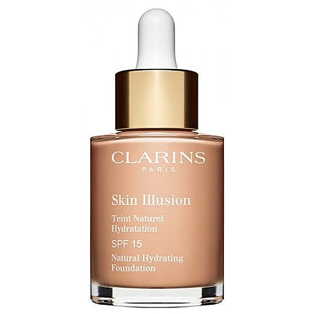 Skin Illusion Teint Naturel Base de Maquillaje de Clarins.