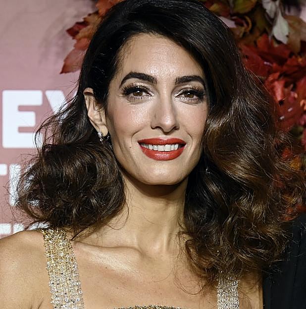 El maquillaje de Amal Clooney.