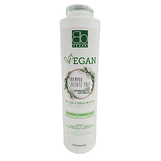 Champú vegano reparador de Belkos.