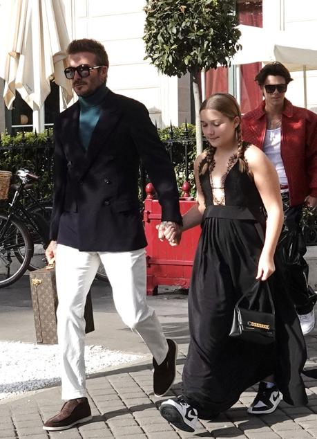 Imagen - David Beckham y Harper en su llegada al desfile, / GTRES