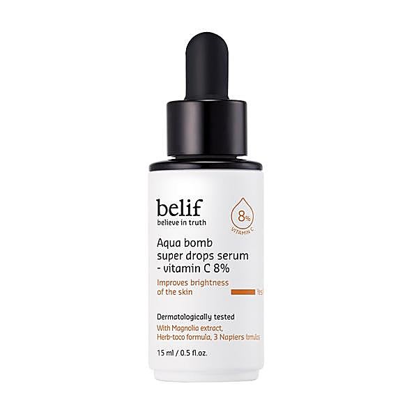Suero Aqua Bomb Super Drops de Belif, disponible en Sephora por 29,99 euros.