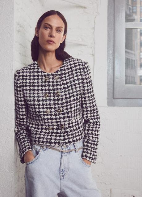 Imagen - Chaqueta tweed de Mango. Foto: Mango.