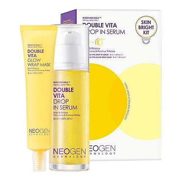 Dermalogy Double Vita Drop In Serum + Glow Wrap Mask Set de Neogen