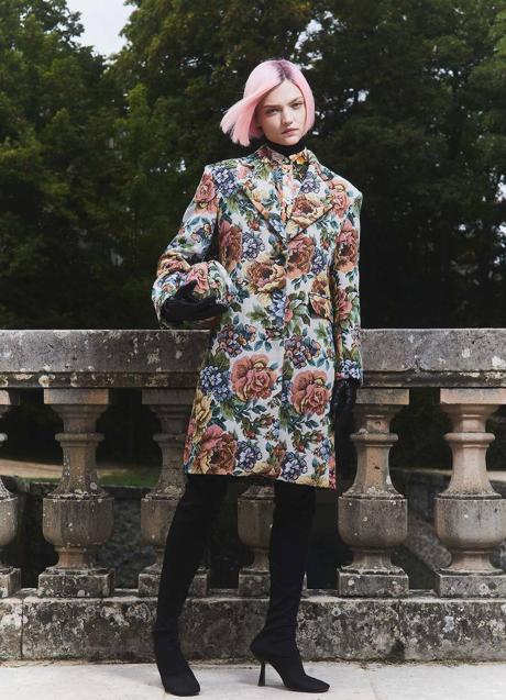 Imagen - Abrigo estampado de flores retro