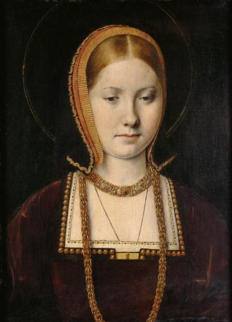 Imagen - Retrato de una princesa, posiblemente Catalina de Aragón, hacia 1502, por Michael Sittow, a principios del siglo XVI, Kunsthistorisches Museum.