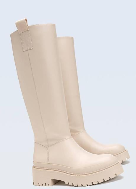 Imagen - Botas de agua en tono crudo