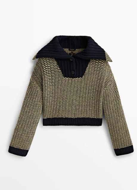 Imagen - Jersey de lana con botones de Massimo Dutti, 89,95€.