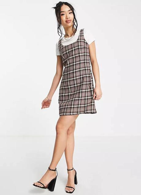 Imagen - Pichi en tejido de tweed con cuadros