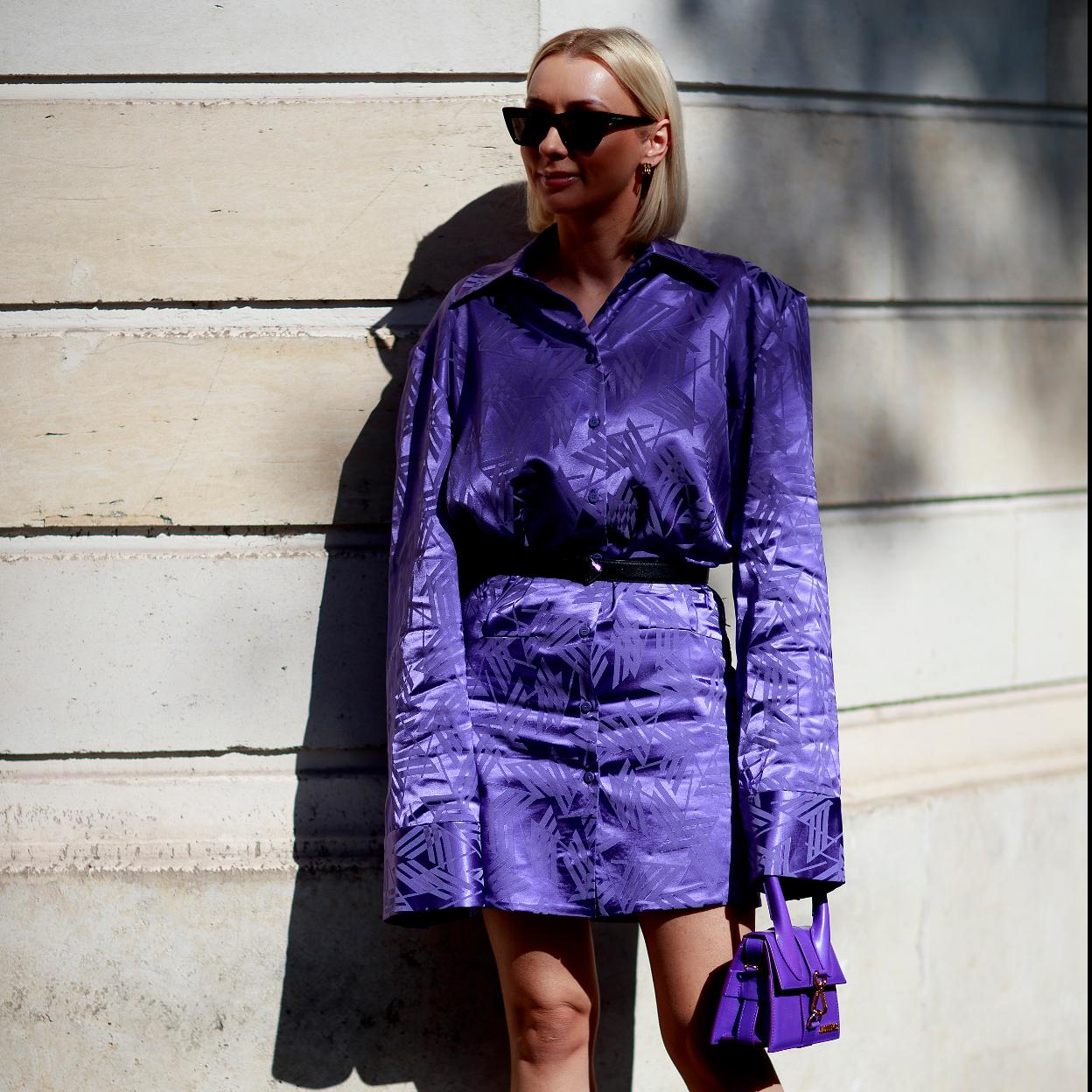 El morado es un color tendecia.