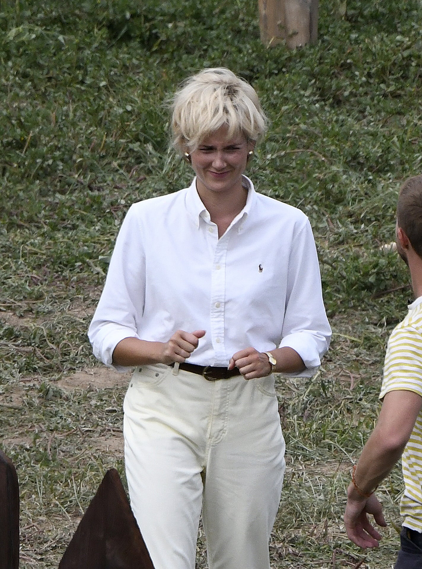 Imagen - Elizabeth Debicki en el rodaje de The Crown. Foto: Gtres.