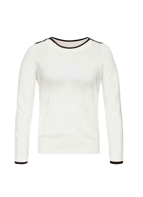 Imagen - Jersey blanco de punto fino de Lidl. Foto: Lidl.