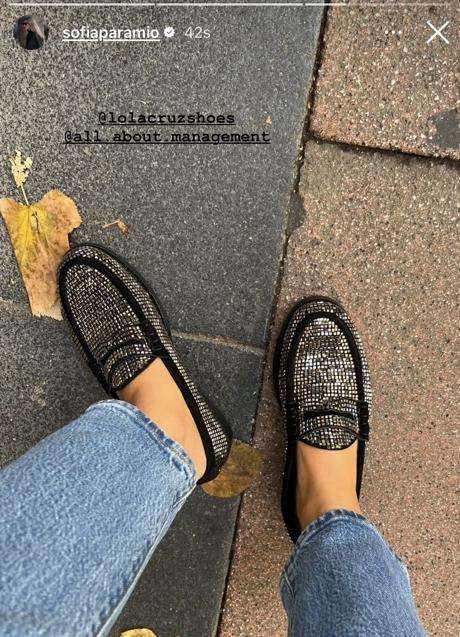 Imagen - Influencers con los mocasines de Lola Cruz. Foto: @sofiaparamio