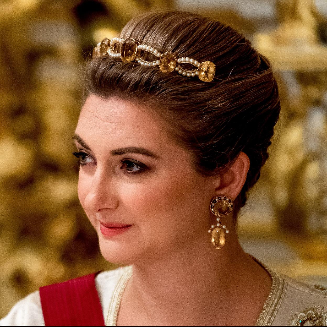 La Gran Duquesa heredera de Luxemburgo Stéphanie, ex condesa de Lannoy