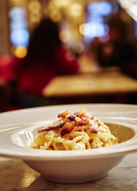 Imagen - La pasra a la carbonara de Café Barbieri. /Café Barbieri.