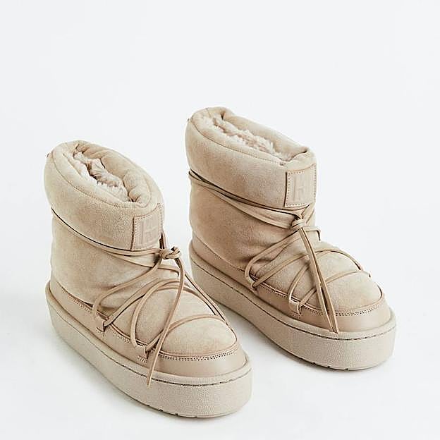 Botas acolchadas con forro de borreguillo