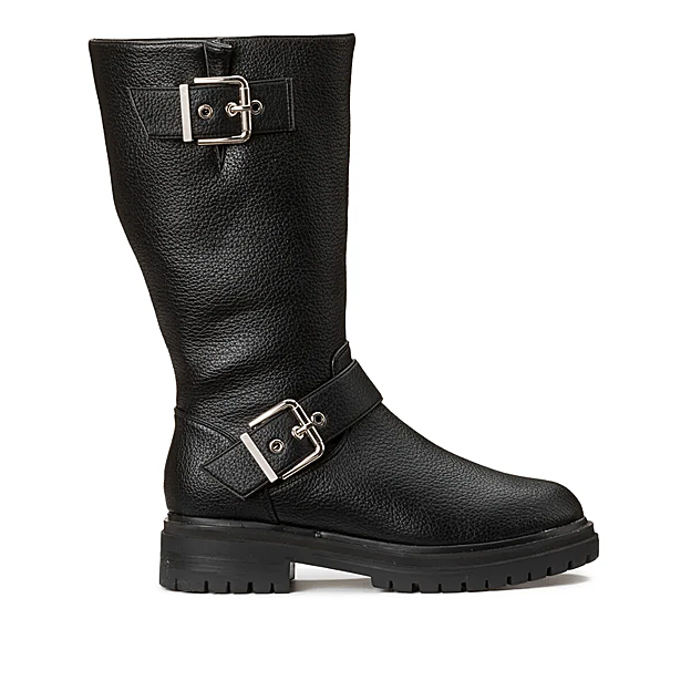 Botas moteras de tacón ancho de La Redoute, 46,99€.