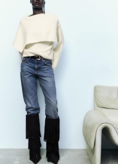 Imagen - Botas de flecos de Zara, 149€.