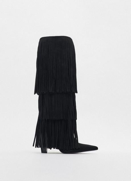 Imagen - Botas de flecos de Zara, 149€.