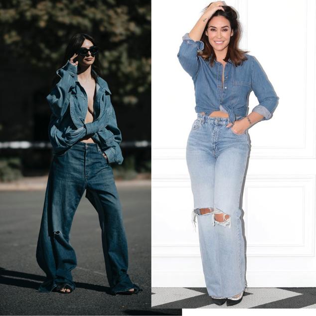 Y, ¿la versión sexy? La tiene Vicky Martín Berrocal y otras prescriptoras de moda. Hazte con una camisa y anúdala a la cintura.