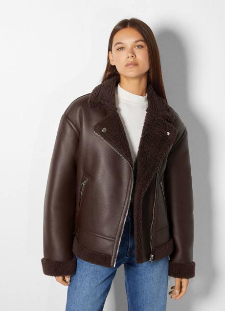 Imagen - Biker doble faz en marrón