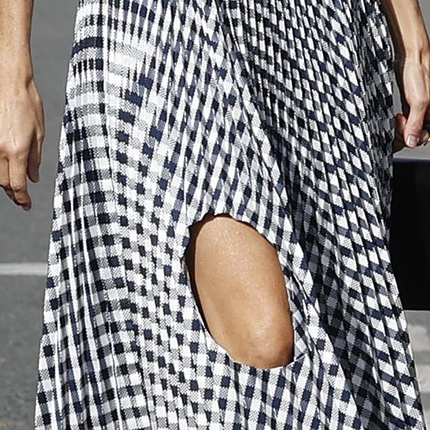 La falda era de cuadros vichy. / GTRES